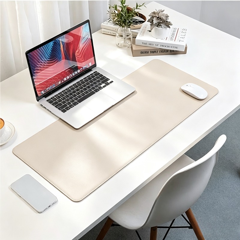 Leather Desk Pad - قطعة واحدة من وسادة الماوس الكبيرة