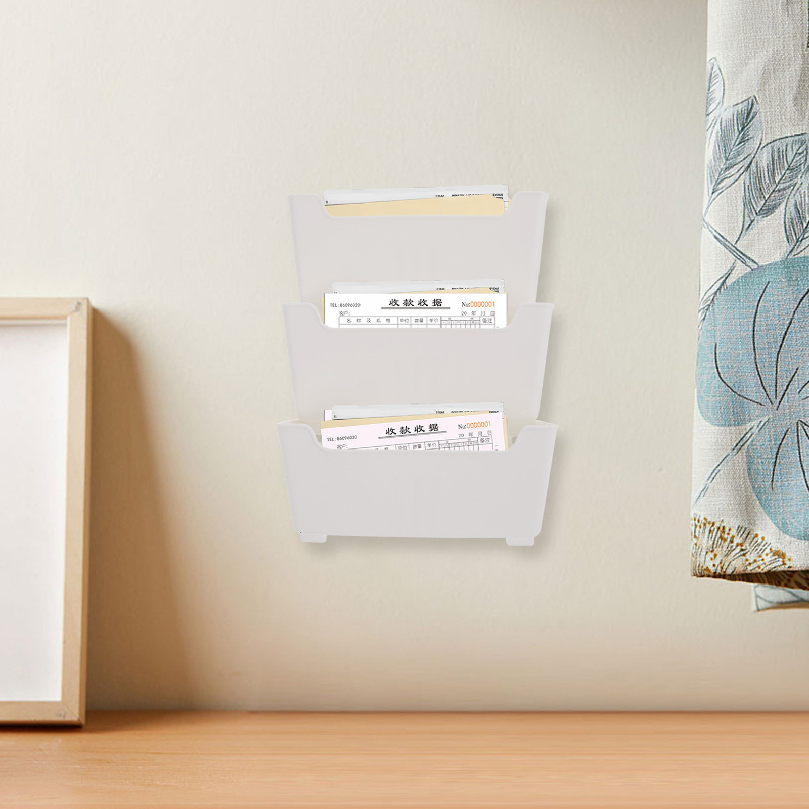 Magazine Holder Rack - مجموعة واحدة من منظم الملفات المثبت